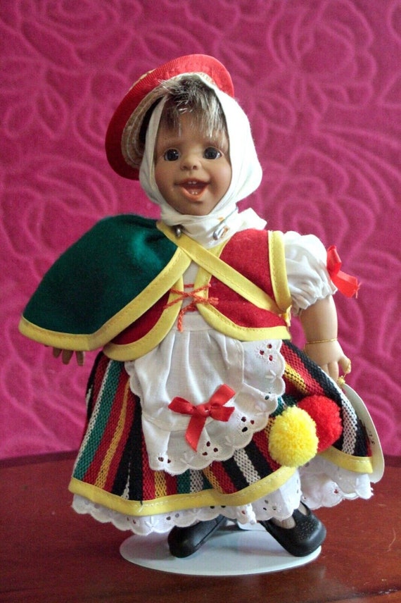 Art Marca Spanish Expression Doll 10 Inch Doll traditional Dress Etsy Ireland