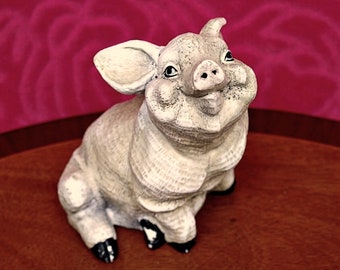 Vintage Royal Crown Porcelain Pig Figurine. - Etsy