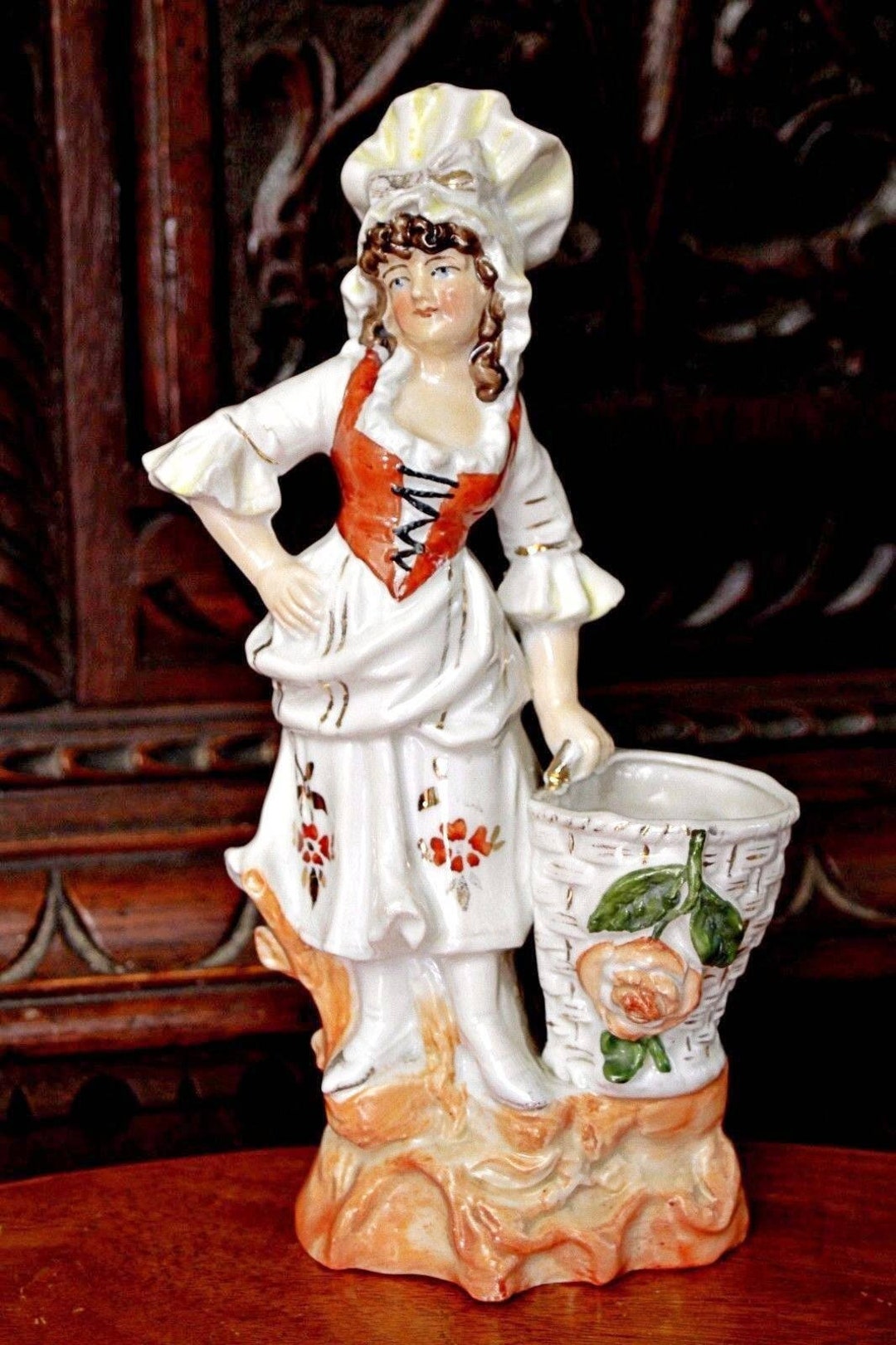 Vintage German Porcelain Figurine Etsy