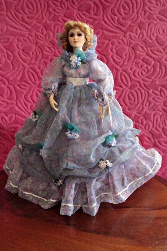Vintage Porcelain Doll Franklin Mint Maryse Nicole charlotte Anne Etsy