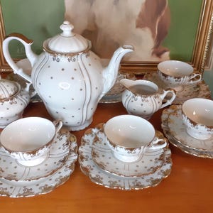 Vintage German Schwarzenhammer Bavaria Tea/Coffee Set, 23 pcs