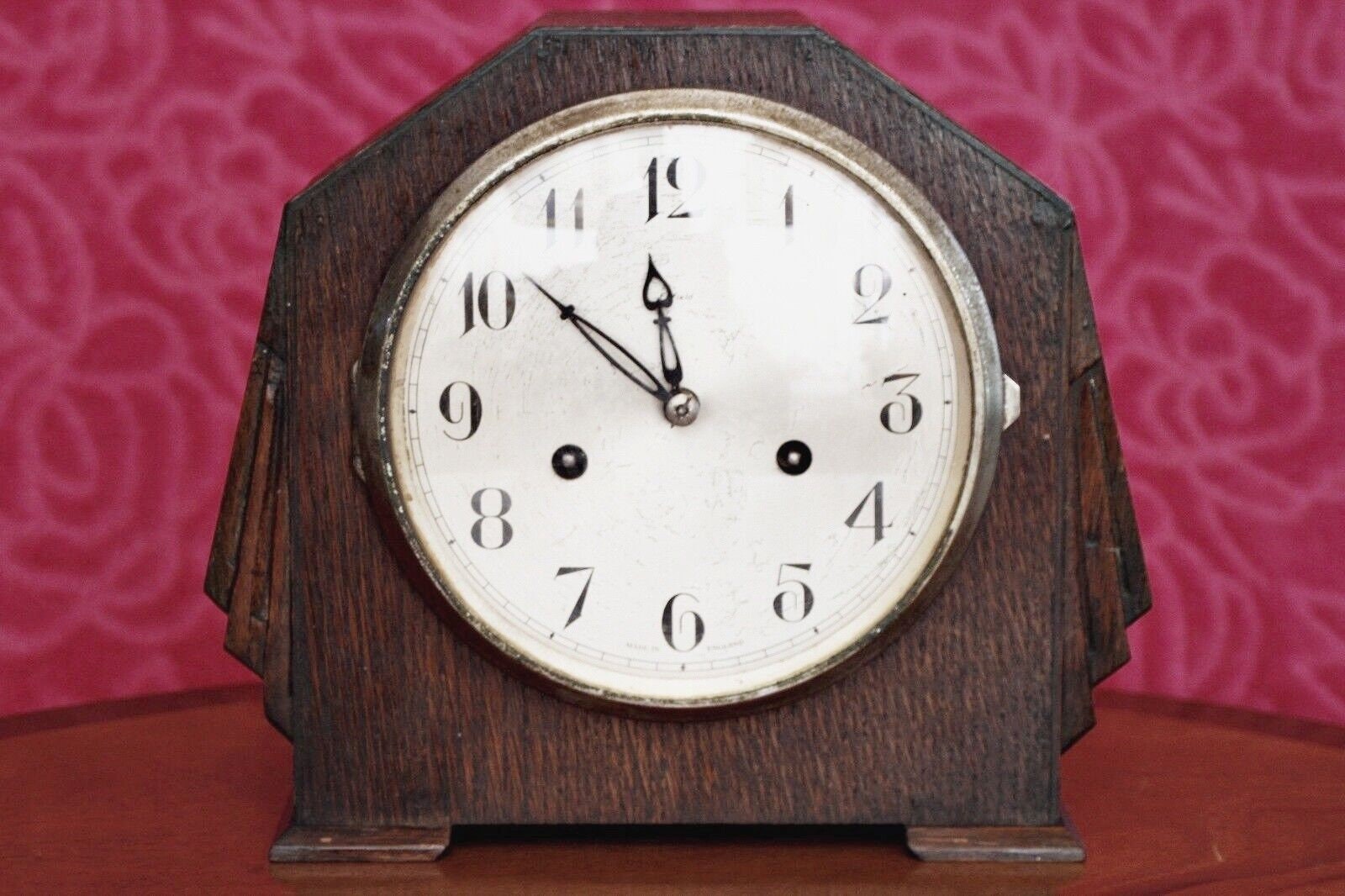 イングランド製Enfield Clock Co. ジャンク　振り子穴3箇所カギ付 enfield mantel clock | eBay