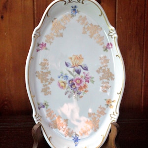 Vintage German Weimar Porcelain Serving Plate