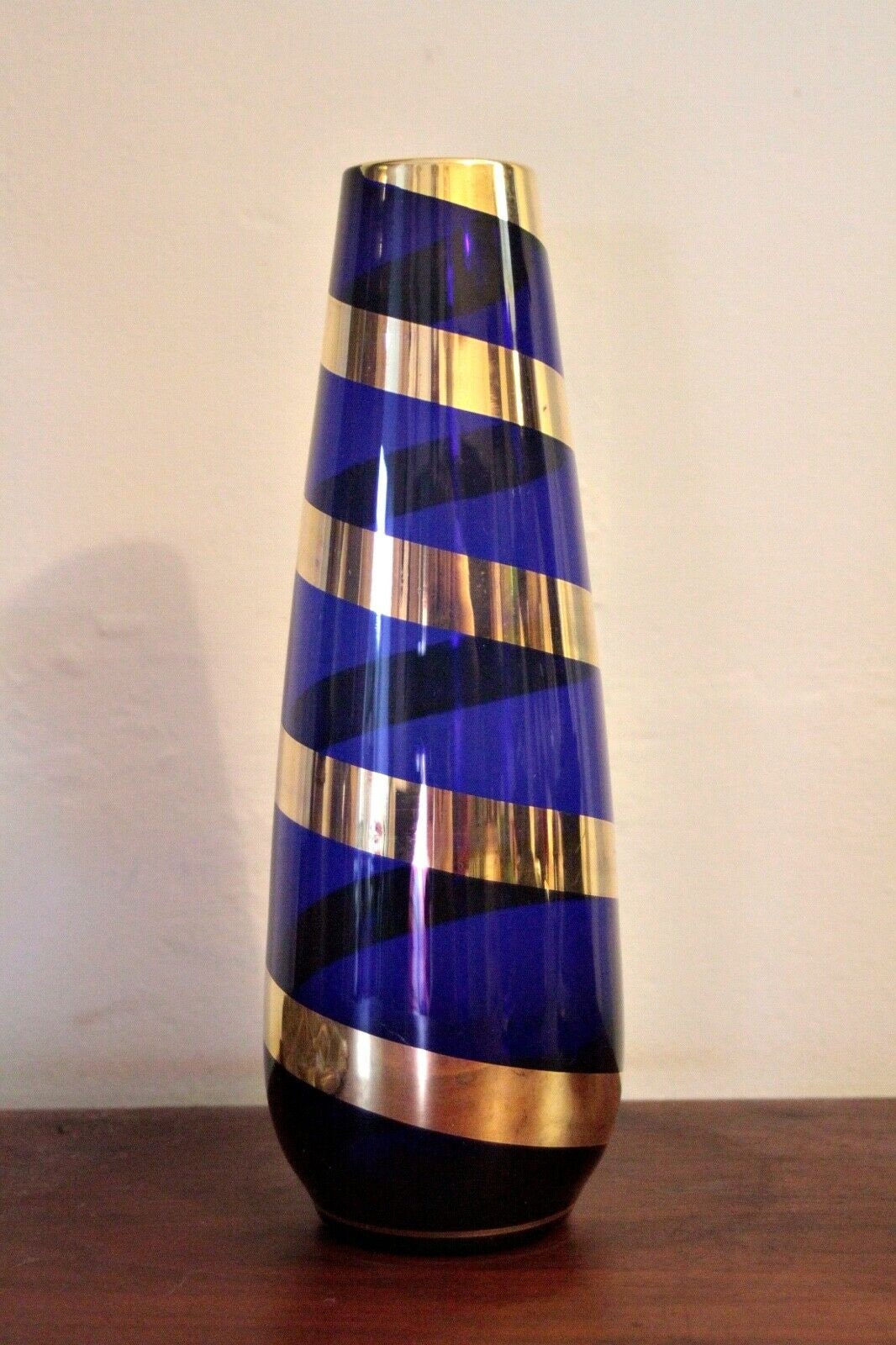 Bohemian glass vase - Etsy 日本