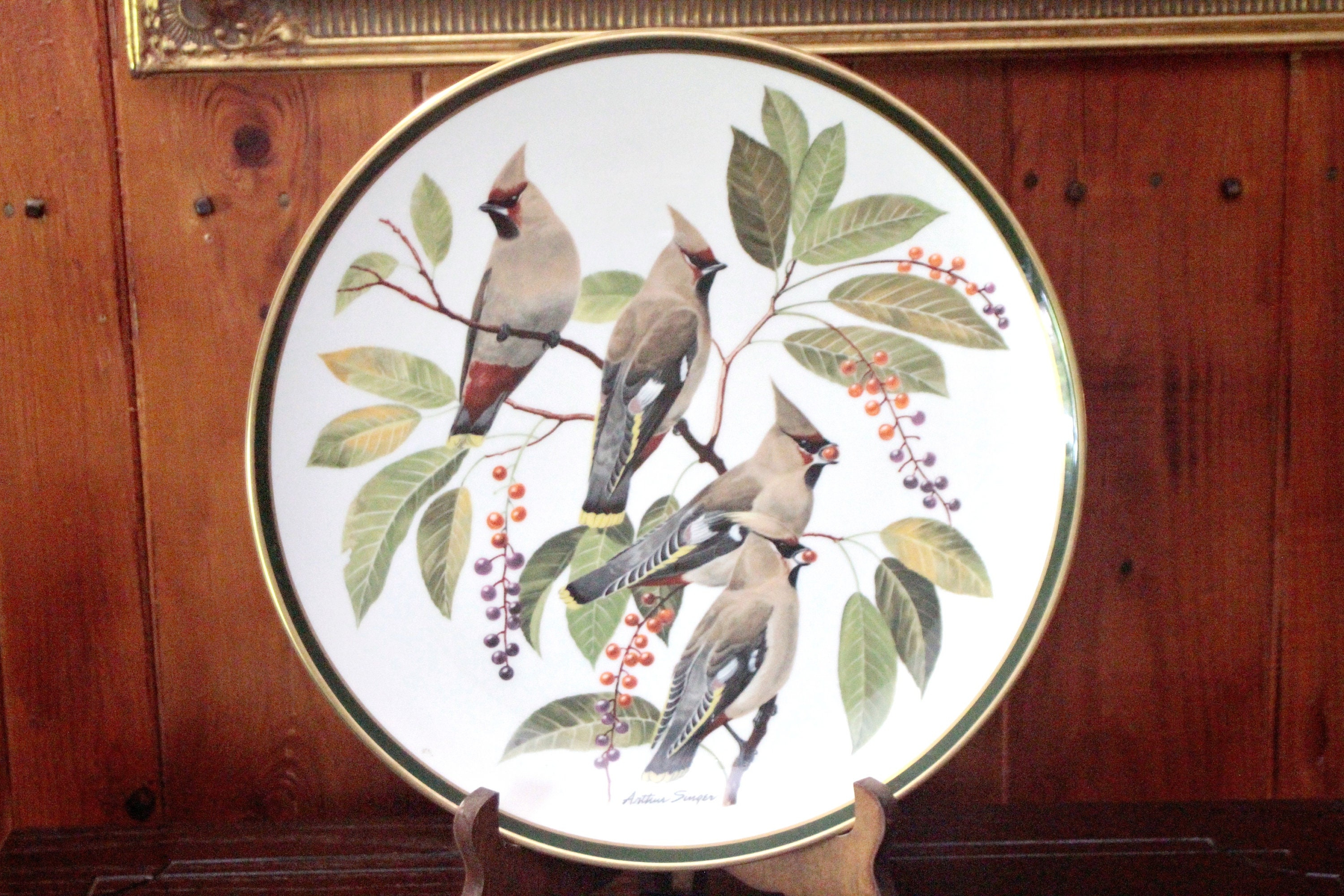 Songbirds of the World Franklin Porcelain - Etsy