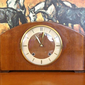 Vintage German 'Julich' 8-Day Striking Mantel Clock