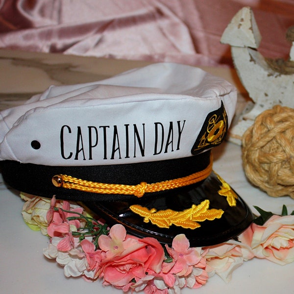 CUSTOM CAPTAIN NAME Hat. Sailor Hats. Bride's Mate. Crew. Last Sail. Snap Back. Bachelorette Hat. Nauti Bride. Ship Faced. Yacht Hat. Groom