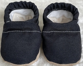 STIVI - Chaussures bébé CLAMFEET à semelle souple doublées de coton biologique. Chaussures pour tout-petits. Nouveau marcheur. Cadeau baby shower. Nouveau bébé