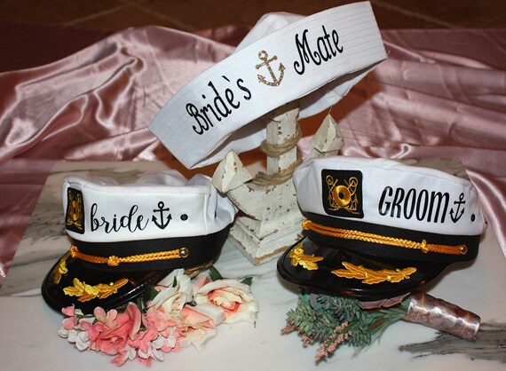 GROOM Captain Hat. Sailor Hats 