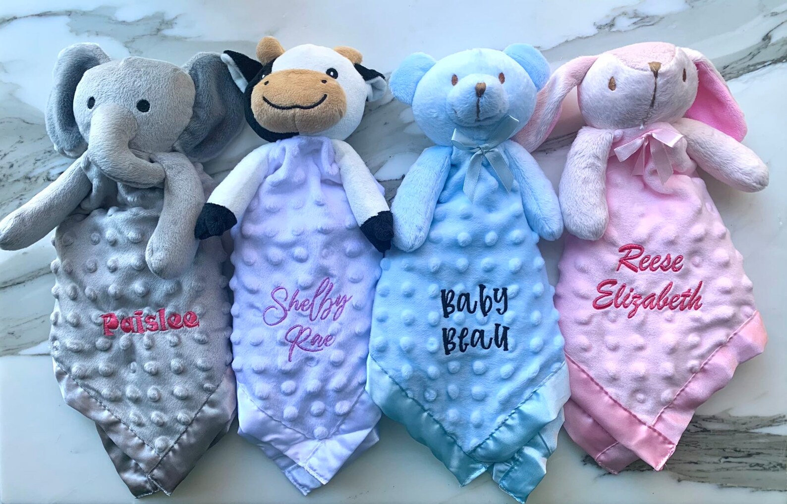 Personalized Baby Lovey. Custom Baby Blanket Lovey. Baby Gift. Etsy