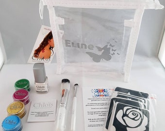 Glitter Tattoo Gift Set Mixed Girl and Boy with name