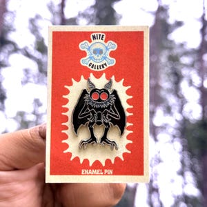 Mothman Enamel Pin