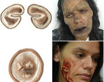 3 - piece Zombie Silicone Prosthetic Pack