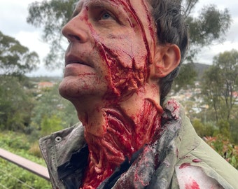 Werewolf Attack Silicone Prosthetic by Dabbledark