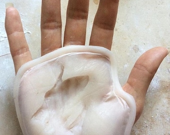 Hand Wound Silicone Prosthetic by Dabbledark