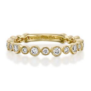 Yellow gold diamonds wedding ring - diamond rings women 0.33 Carat