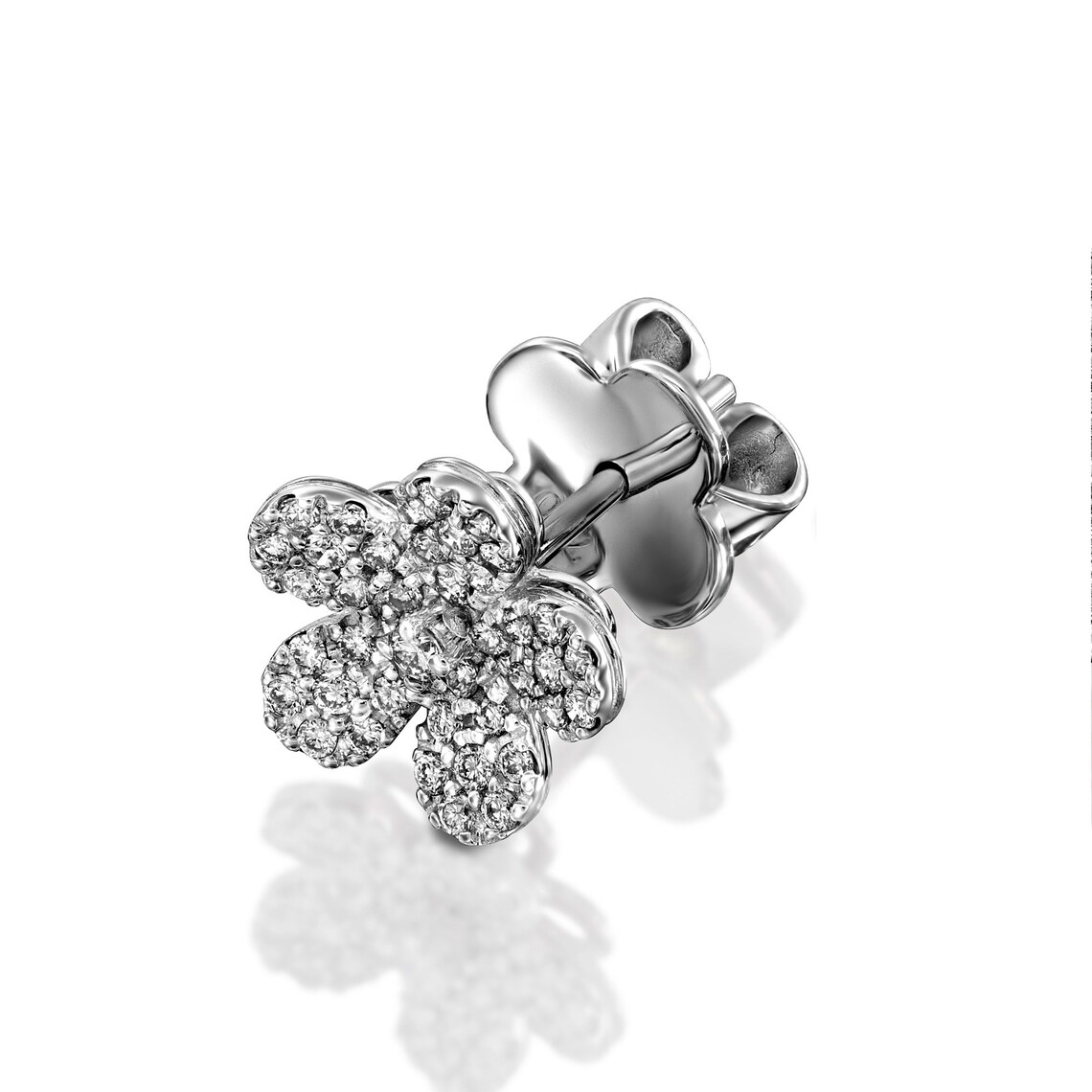 Bridal Earrings Gold Flower Daisy Earrings Stud Diamond Etsy Canada