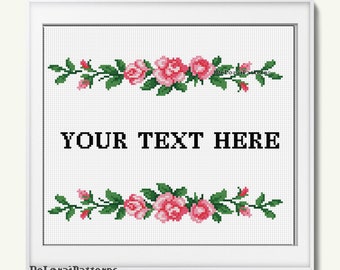 Featured image of post Simple Cross Stitch Flower Border / Get your floral framework on lock.