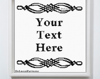 Custom cross stitch pattern funny cross stitch chart funny wall decor funny gift personalised text message cross stitch quote adult fun joke