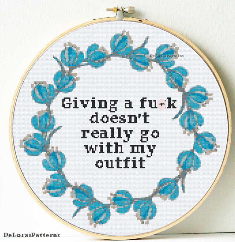 Sarcastic Cross Stitch Pattern Funny Cross Stitch Pattern Etsy Stitch cross patterns sarcastic