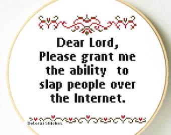 Subversive cross stitch. Sarcastic gift. Funny cross stitch pattern. Funny office gift. Funny wall gift. Modern cross stitch. Funny DIY gift