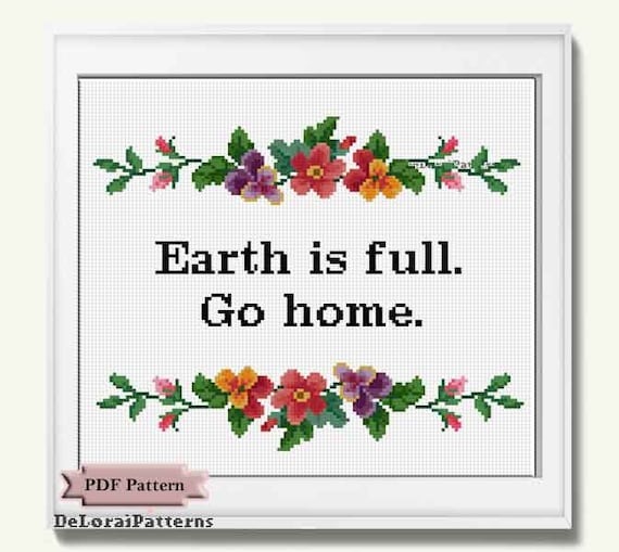 Funny cross stitch pattern subversive cross stitch sarcastic cross stitch funny wall decor funny diy home decor gift funny office gift