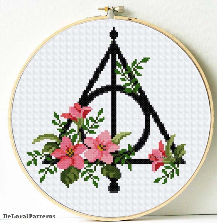 Always Magic Symbol Cross Stitch Pdf Pattern Wizard Potter Signs Chart  Printable Downloadable Needlework Fantasy Cartoon Movie Fan 