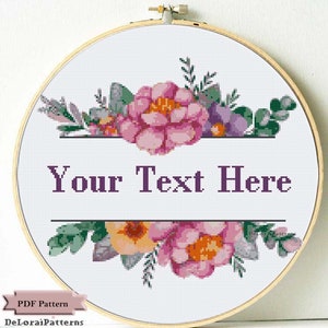 Aangepaste kruissteek patroon gepersonaliseerde kruissteek patroon grappige kruissteek bruiloft kruissteek verjaardag kwekerij kruissteek decor