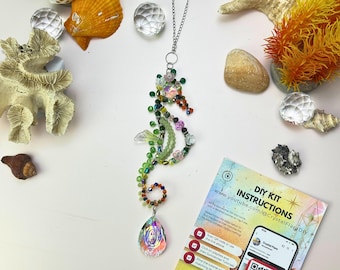 Seahorse Suncatcher DIY Kit - Create Your Own Coastal Decor