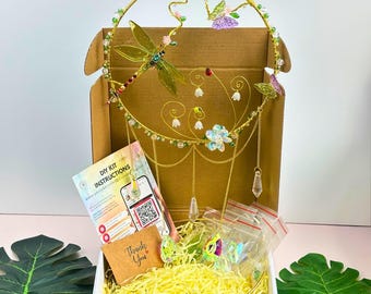 Fairy Garden Suncatcher DIY Kit - Erstellen Sie Ihren eigenen magischen Sonnenfänger für die Dekoration im Haus