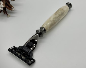 Deer Antler Razor Handle