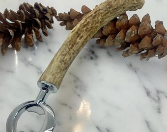 Heavy Duty Deer Antler Bottle Opener Groomsmen Gift Deer Hunter Cabin Country Decor
