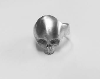 Silver Skull Ring .925 Size 8