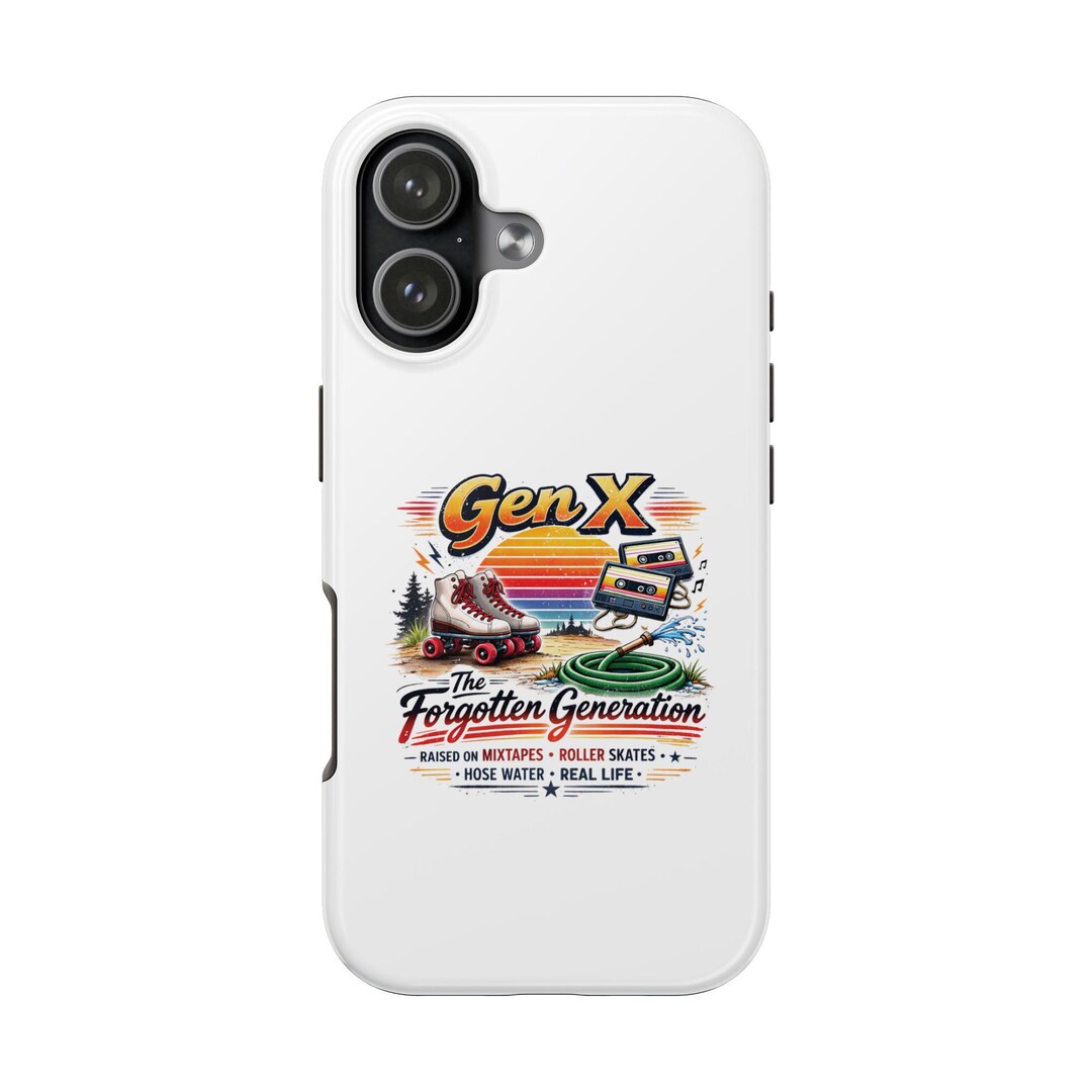 Gen X the Forgotten Generation Phone Case | Retro Cassette, Roller ...