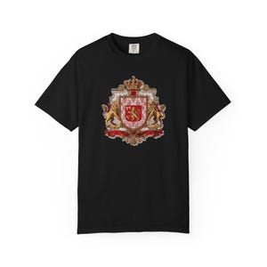 Croatia Soccer Crest Tee | Croatia Coat of Arms Football Shirt | Comfort Colors Heavyweight | 2026 Supporter Gift image 2