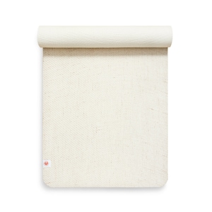 Sustainable Non Slip Yoga Mat, CompleteGrip™ Natural Tree Rubber & Jute - Eco Natural