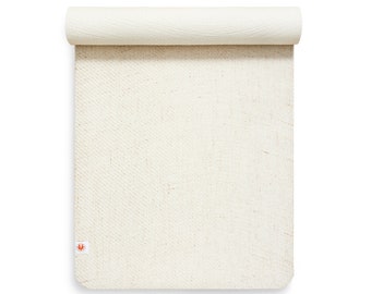 Esterilla de yoga antideslizante sostenible, CompleteGrip™, caucho natural y yute - Eco Natural