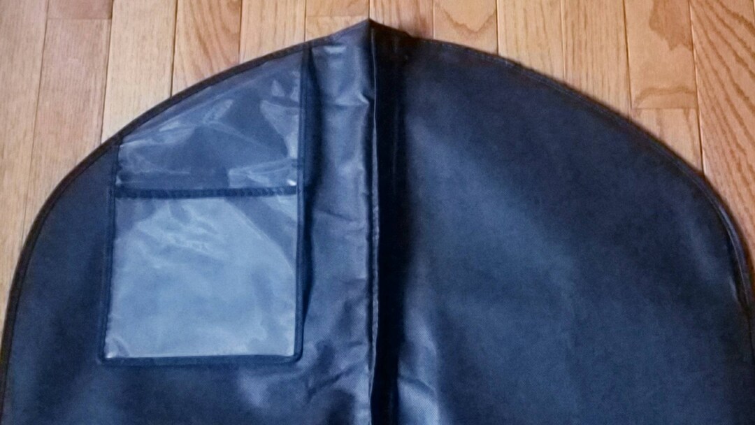 72 Black Garment Bag Gown Garment Bag Bridesmaids Garment Bag Fabric Garment Bag Prom Garment
