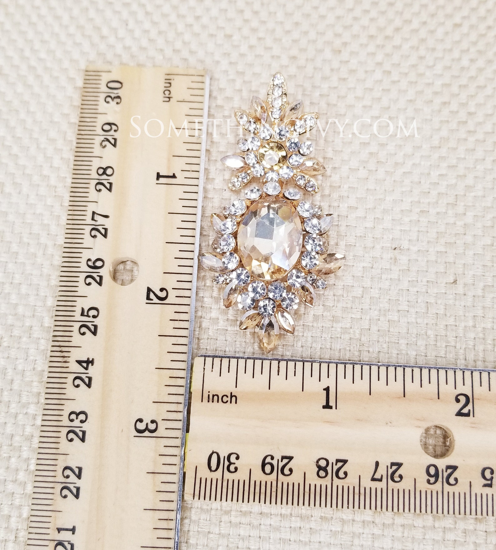 Champagne Burst Earrings - Clip main image 1
