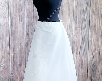 3 Layer - A-Line Drawstring Petticoat - Wedding Petticoat - White Petticoat - Gown Petticoats - Drawstring Waistband