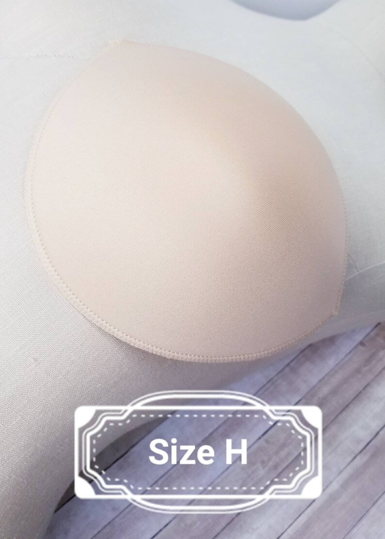 Choose Size Soft Black Foam Filled Bra Cups Foam Bra Cups Etsy