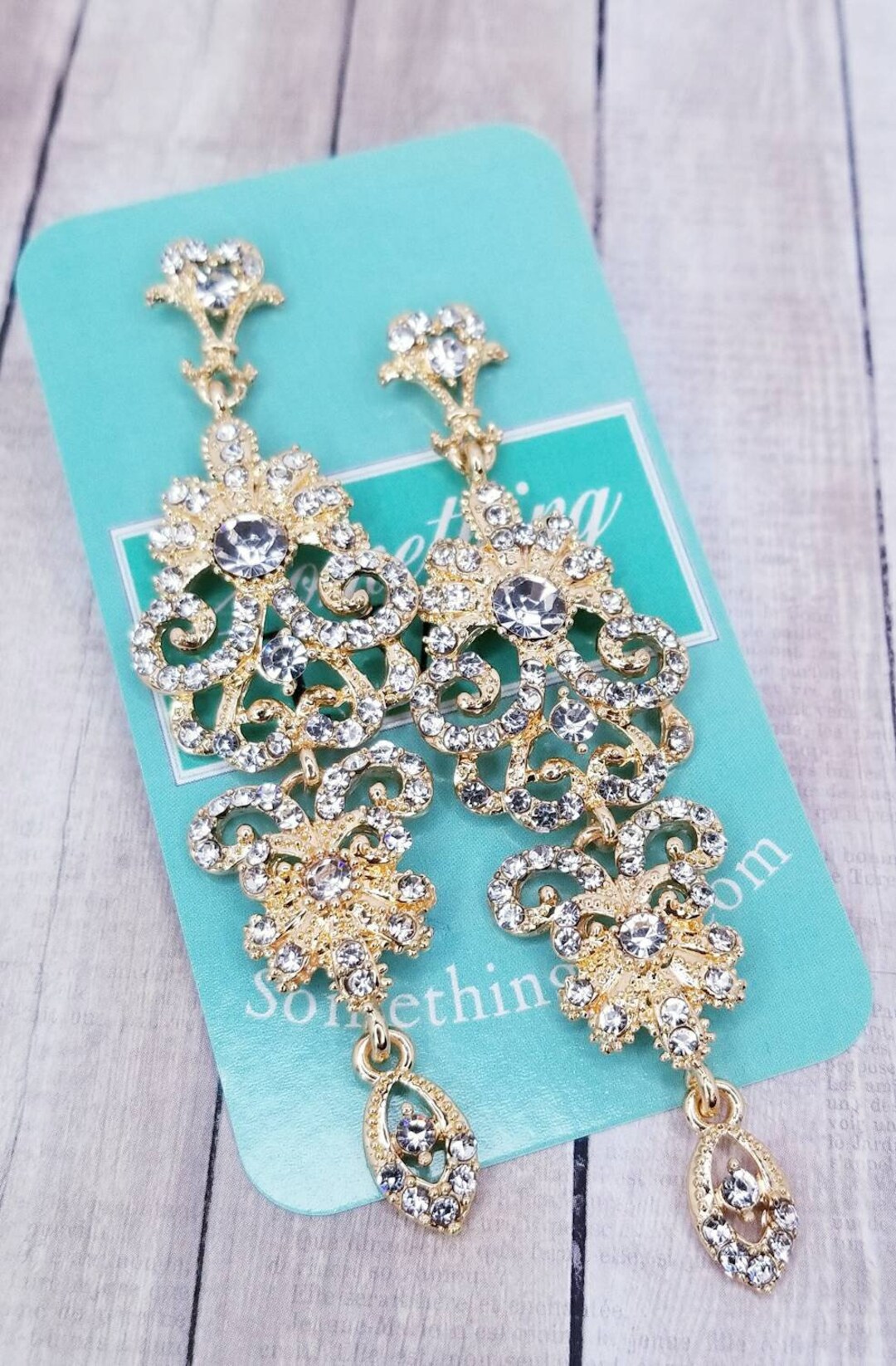 Etsy chandelier earrings deals
