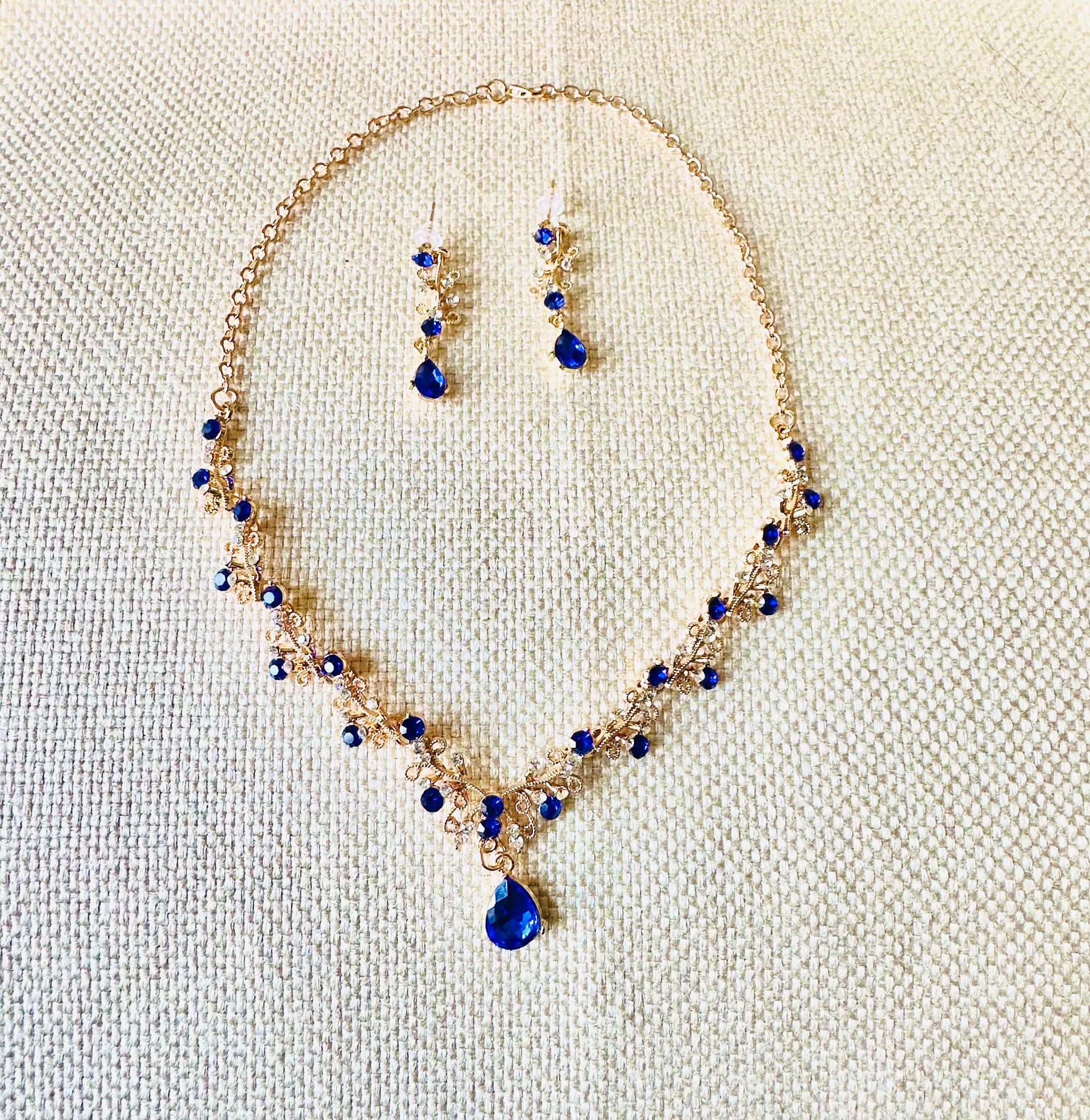 Jewelry for Navy Blue Dress - Etsy Canada Jewelry for Navy Blue Dress - Etsy Canada