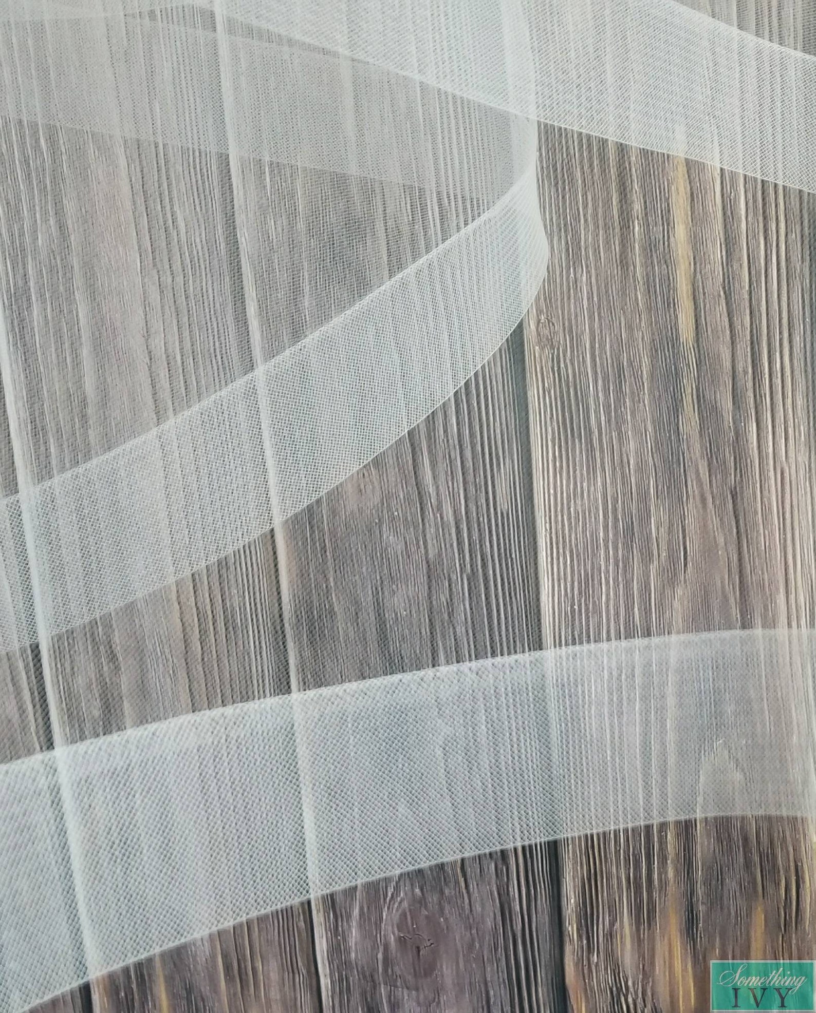 2 Tier Horsehair Edge Wedding Veil Horsehair Trim Edge Veil Etsy