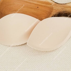 Demi Partial Bra Cups - Partial Bra Cups - Demi Bra Inserts - Small Bra Cups - Demi Cups -  Half Moon Bra Cups - Demi Bras