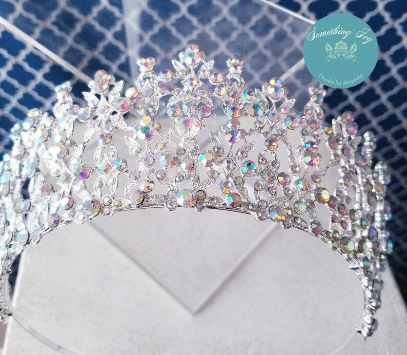 Multi Color 2.75 Queen Crown Gold with Colored A/B Etsy