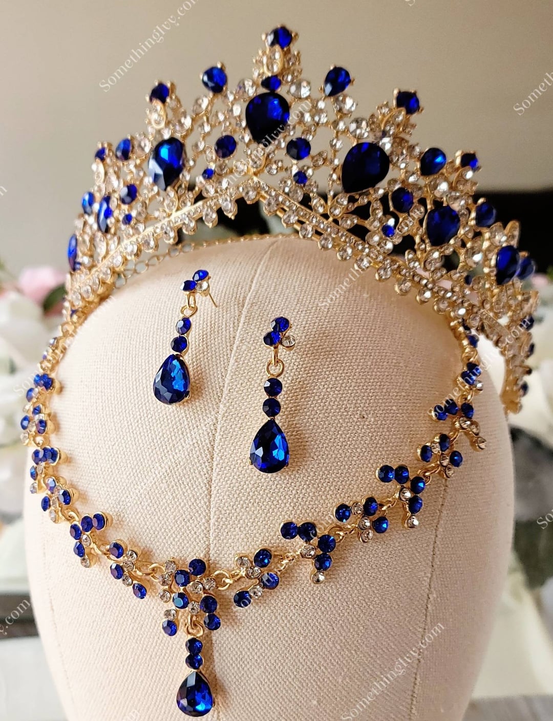 【Meadow Flower】Gold Tiara / 2-5y Fast Ship - 2.5