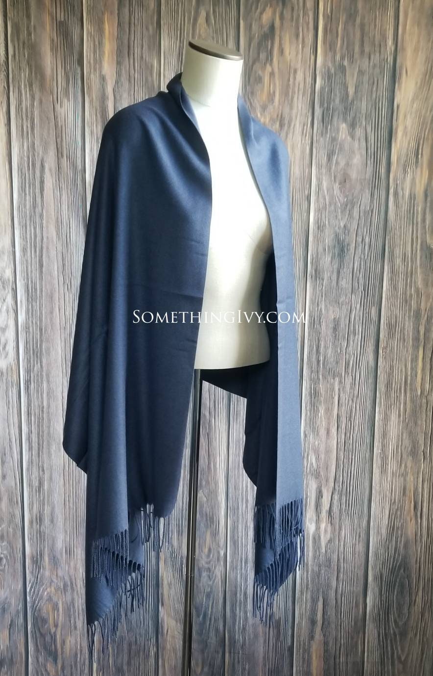 72"L- Navy Super Soft Feel - Plush Soft Navy Scarf - Pink Wrap - Cover Ups - Navy Wedding Wraps - Bridesmaids Shawls - Navy Shawls