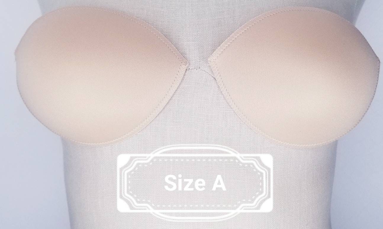 Choose Size Soft Black Foam Filled Bra Cups Foam Bra Cups Etsy
