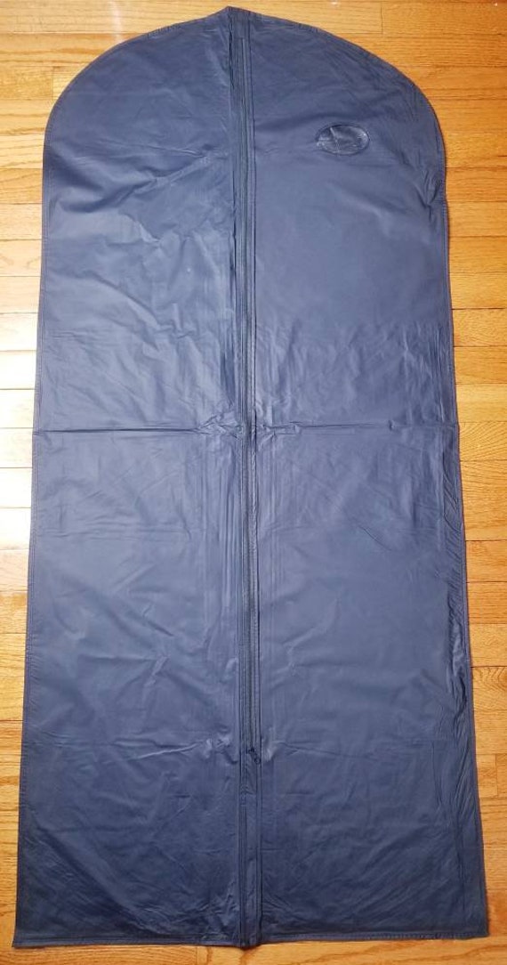 54"- Navy Vinyl Zippered Garment Bag - Garment Bag - Blue Garment Bags -  Prom Garment Bags - Wedding Veil Garment Bags - Gown Garment Bags - Etsy